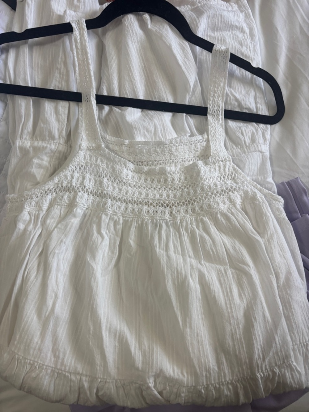 Universal Thread White Crochet Yoke Maxi Dress - Picture 3 of 3